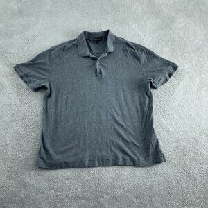 Banana Republic Luxury Touch Performance Polo Shirt L Gray 4475